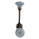 Grey Wheel Flower Ceramic Antique Rope Iron Hook